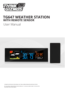 Manual ThinkGizmos TG647 Weather Station