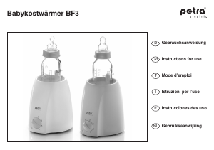 Manual Petra BF3 Bottle Warmer