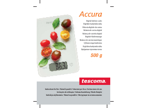 Manual Tescoma 634510 Kitchen Scale