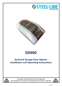 Manual Steel-Line SD800 Garage Door Opener