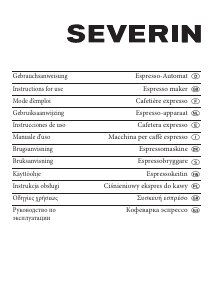 Handleiding Severin KA 5979 Espresso-apparaat