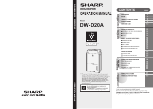 Handleiding Sharp DW-D20A Luchtontvochtiger