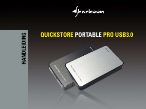 Handleiding Sharkoon Quickstore Portable Pro USB3.0 Harde schijf