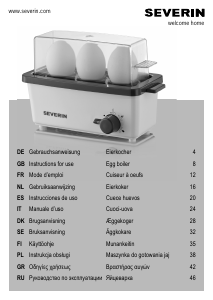 Εγχειρίδιο Severin EK 3161 Βραστήρας αυγών