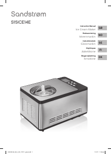 Bruksanvisning Sandstrøm S15ICE14E Iskremmaskin