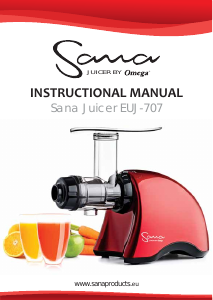 Manual Sana EUJ-707 Juicer