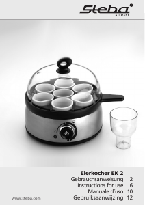 Bedienungsanleitung Steba EK 2 Eierkocher