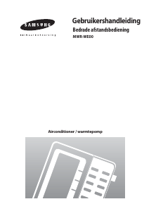 Handleiding Samsung MWR-WE00 Afstandsbediening