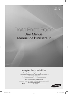 Manuale Samsung SPF-107H Cornice digitale