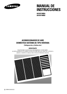 Manual de uso Samsung AH18F1MBD Aire acondicionado