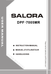 Manual Salora DPF-7005MR Digital Photo Frame