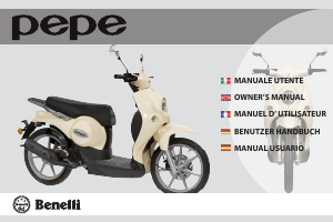 Manual de uso Benelli Pepe 4T Scooter