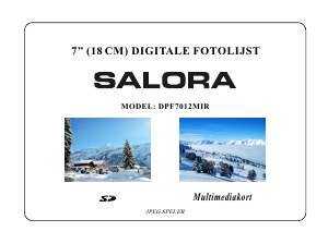 Handleiding Salora DPF-7012MIR Digitale fotolijst