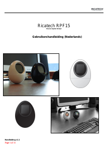 Handleiding Ricatech RPF15 Digitale fotolijst