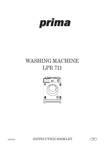 Manual Prima LPR711 Washing Machine