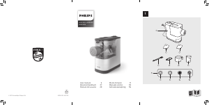 Manual de uso Philips HR2333 Máquina de pasta