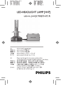 説明書 フィリップス 12985BWX2 X-tremeUltinon 車のヘッドライト