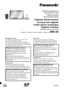 Manuale Panasonic MW-20 Cornice digitale