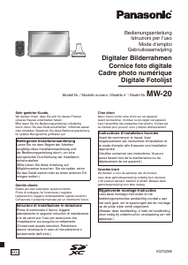 Mode d’emploi Panasonic MW-20 Cadre photo numérique