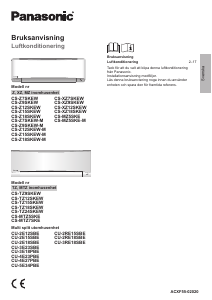 Bruksanvisning Panasonic CS-TZ9SKEW Luftkonditionering