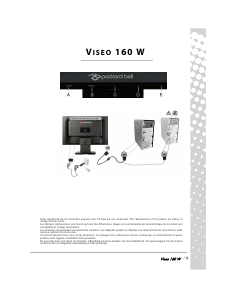 Manual Packard Bell Viseo 160 W Monitor LCD