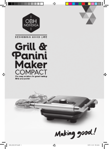Manual OBH Nordica 6928 Compact Contact Grill