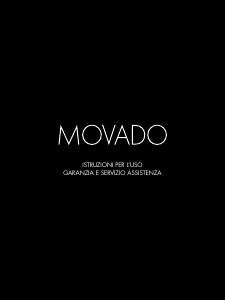 Manuale Movado Edge Orologio da polso