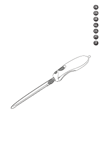 Manual Moulinex DJAA42 Electric Knife