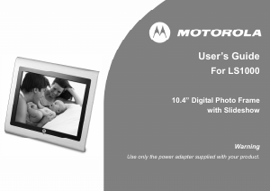 Manual Motorola LS1000 Digital Photo Frame