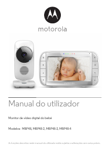Manual Motorola MDP48 Monitor de bebê