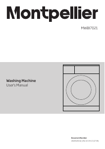 Handleiding Montpellier MWBI7021 Wasmachine