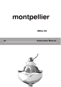 Handleiding Montpellier MBUL100 Koelkast