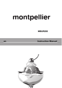 Handleiding Montpellier MBUR200 Koelkast