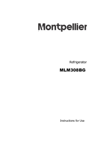 Handleiding Montpellier MLM308BG Koelkast