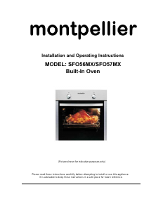 Manual Montpellier SFO56MX Oven