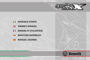 Manual Benelli Quattronove-X Scooter