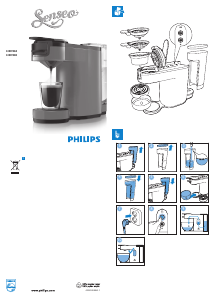 Manual de uso Philips HD7884 Senseo Máquina de café