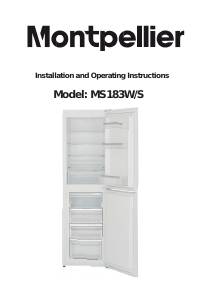 Manual Montpellier MS183S Fridge-Freezer