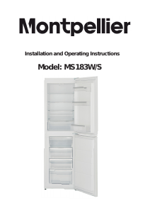 Manual Montpellier MS183W Fridge-Freezer