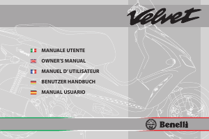 Mode d’emploi Benelli Velvet Scooter