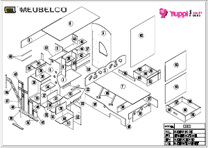 说明书 MeubelcoCoco高架床