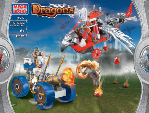 Manual Mega Bloks set 9597 Dragons Vehiculele de pe câmpul de luptă