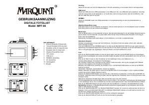 Handleiding MarQuant MPF-06 Digitale fotolijst