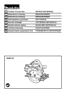 Bruksanvisning Makita DHS710 Sirkelsag