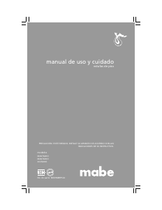 Manual de uso Mabe XO7640CI Cocina