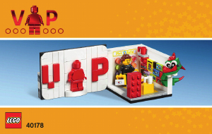 Mode d’emploi Lego set 40178 Promotional VIP set