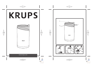 Mode d’emploi Krups MK75 Moulin à café