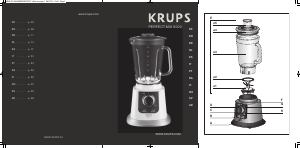 كتيب خلاط KB50 Perfect Mix 9000 Krups