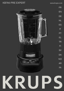 Kullanım kılavuzu Krups KB790 Pre Expert Blender