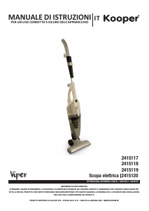 Manual Kooper 2415117 Vacuum Cleaner